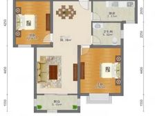 嘉乐东润舒庭2室2厅1卫南朝向266.00万元出售