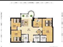 时尚舒适 米兰苑 95.00平 3室2厅2卫 东南