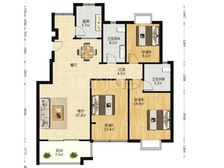 西湖 绿地朝阳中心 3室2厅