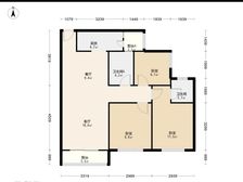 渝北龙脊小时代3室2厅,朝南光线好,临9号地铁,周边配套号