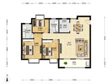 吉州区 中梁碧桂园·鹿鸣府 3室2厅