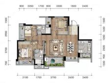 渝北 万科金开悦府 3室2厅,双卫,现在急需用钱,148万