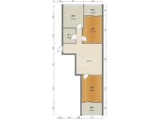 市中 舜耕路单位宿舍 2室1厅 84.76㎡ 159万