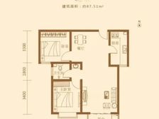 弘石湾 2室2厅 94.74㎡