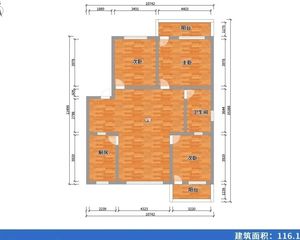 孝南 幸福小区(孝南) 3室2厅 115.00㎡ 19.80