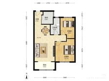 历下 中建国熙台 2室2厅 94.48㎡ 210万