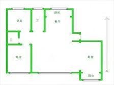海港 昌德城 3室2厅 142.00㎡ 110万