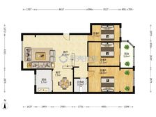 体育馆路1到100号3室2厅1卫南北朝向280.00万元出售