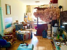 石桥小区 92.09平 单独大院 固定车位 有地暖