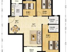 名门翠园 熙雅苑 3室2厅 房东直售 价格可谈