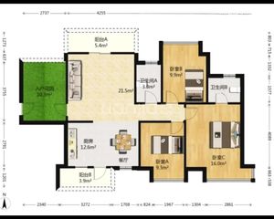 中堂 富盈公馆 3室2厅