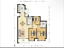 裕安 六安恒大翡翠华庭 3室1厅 119.00㎡ 56万