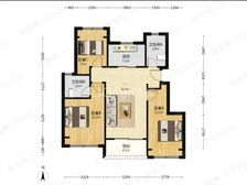 崇明 建发和玺 3室1厅 89.95㎡ 240万